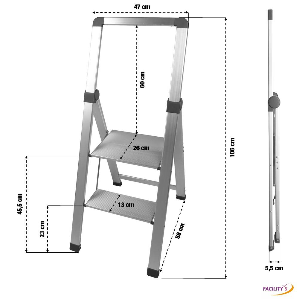 Marchepied 2 marches alu pro extra-slim - Image 4