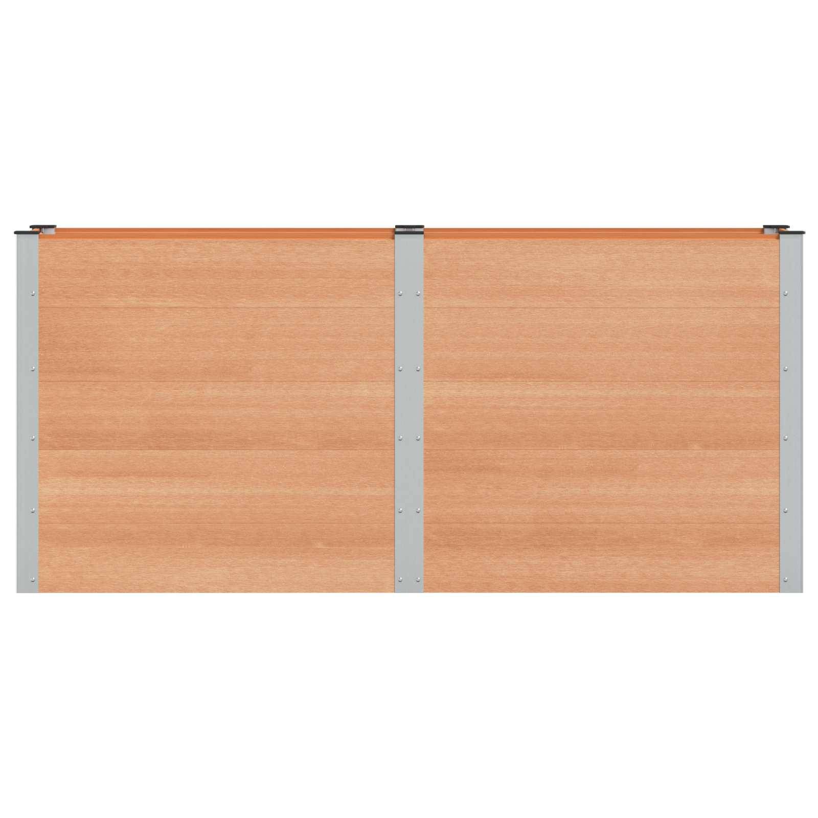 Prolenta Premium - Jardinière aluminium marron 200 x 50 x 91 cm - Prolenta premium p3182.9 - Image 3