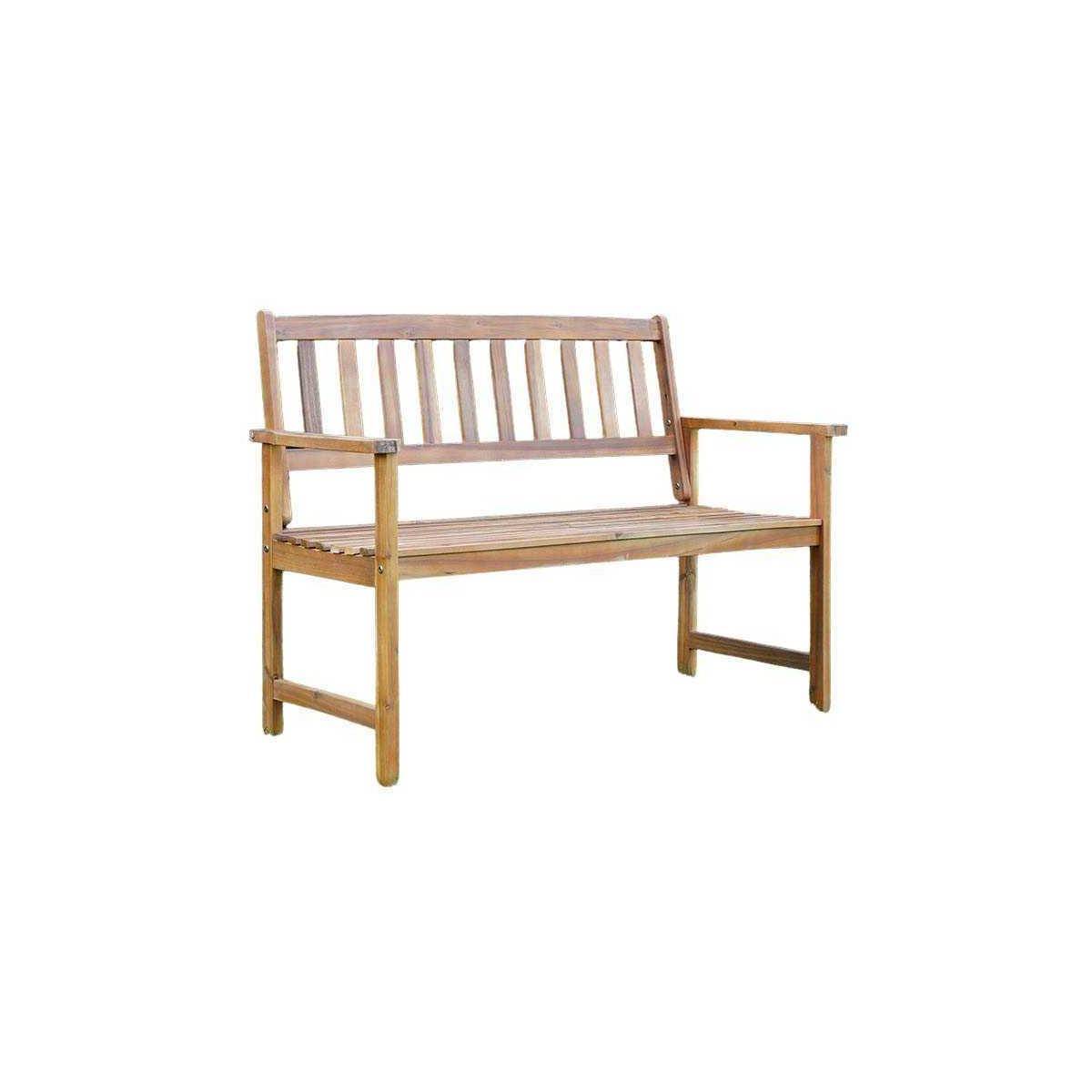 Banc de jardin en acacia massif Sunna - Image 1