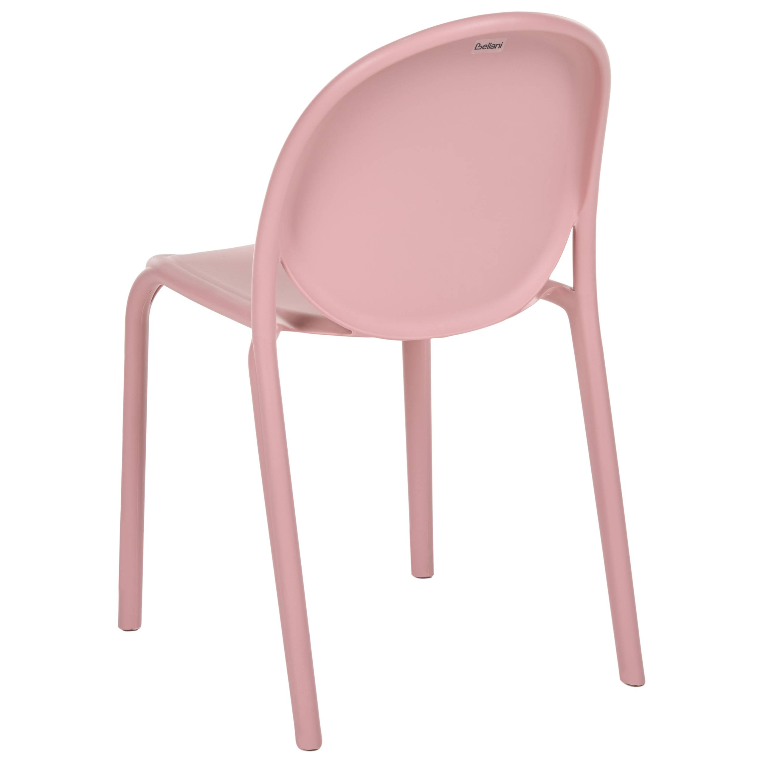 Beliani - Chaise de salle à manger Polypropylène Rose BRUGNELLO - 44x47x80- Beliani - Image 6