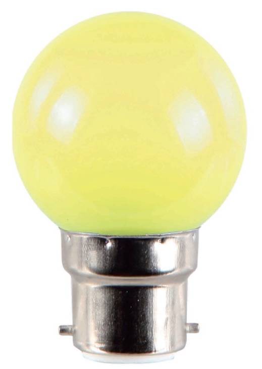 Fox Light - Ampoule LED 1W B22 couleur Jaune Fox Light