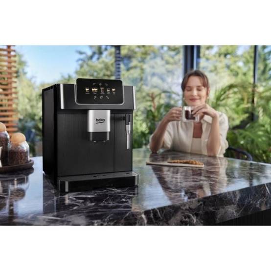 Beko - Machine a Cafe avec broyeur - BEKO - CEG7302B - 1350 W - 19 bars - Noir - Image 3