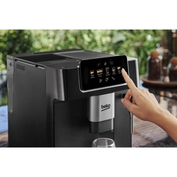 Beko - Machine a Cafe  avec broyeur - BEKO - CEG7302B - 1350 W - 19 bars - Noir - Image 4