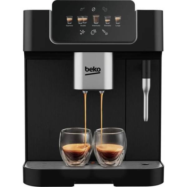 Beko - Machine a Cafe  avec broyeur - BEKO - CEG7302B - 1350 W - 19 bars - Noir - Image 1