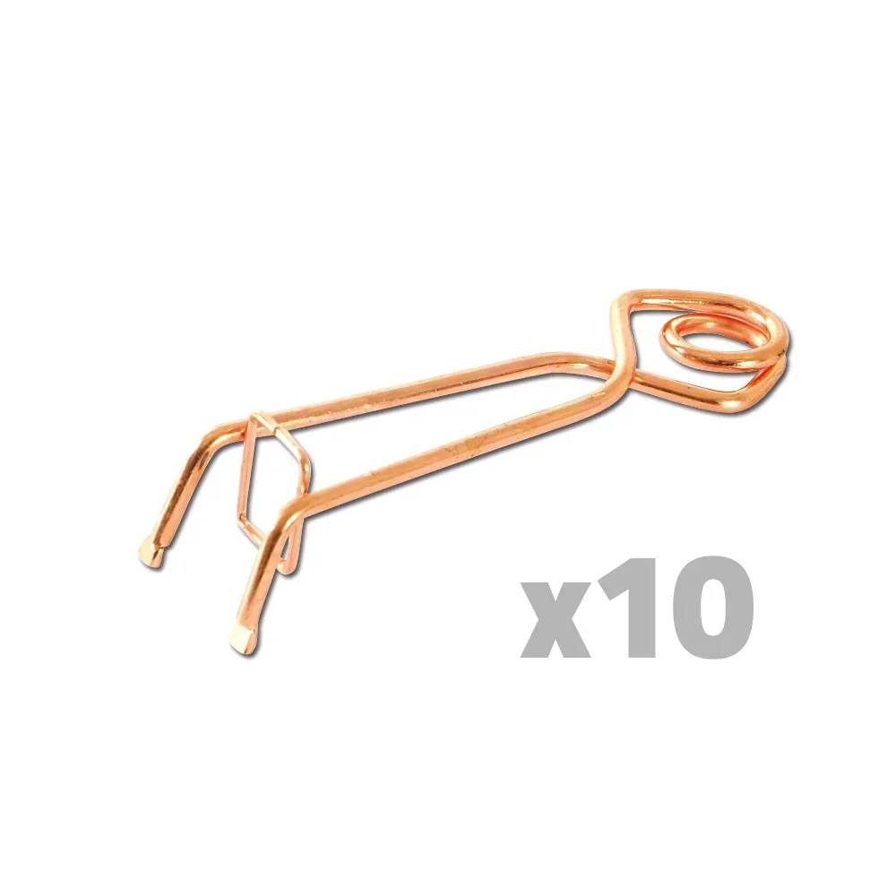 Autre - Lot de 10 pièges à taupe Putange traditionnel acier cuivré - Image 5