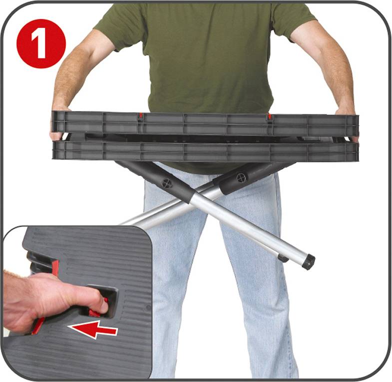Keter - Etabli pliant noir travaux bricolage - KETER - Imagen 2
