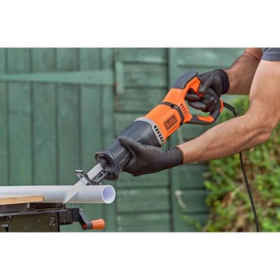 Black & Decker - Scie sabre électrique 750 W avec variateur 0-2800 crs/min, 2 lames et mallette - BLACK + DECKER - Image 4