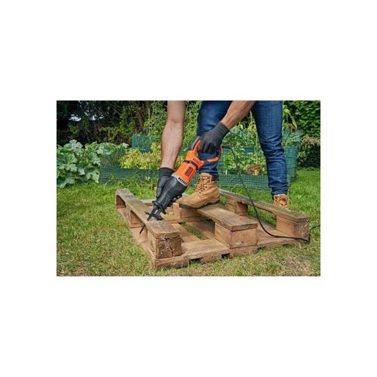 Black & Decker - Scie sabre électrique 750 W avec variateur 0-2800 crs/min, 2 lames et mallette - BLACK + DECKER - Image 5