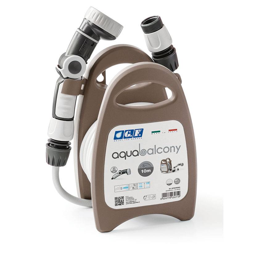 Nortene - KIT AQUABALCON.10M+ACCESSOIRES. GRIS