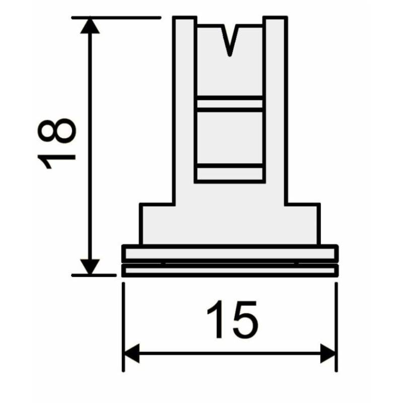 Lem Select - Buse ARAG CFA à fente à injection d'air 110° Marron (Lot de 2) - Image 2