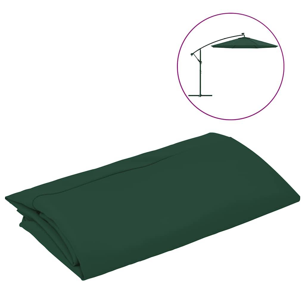 Vidaxl - Toile de Rechange pour Parasol Vert 300 cm vidaXL 313802 - Image 2