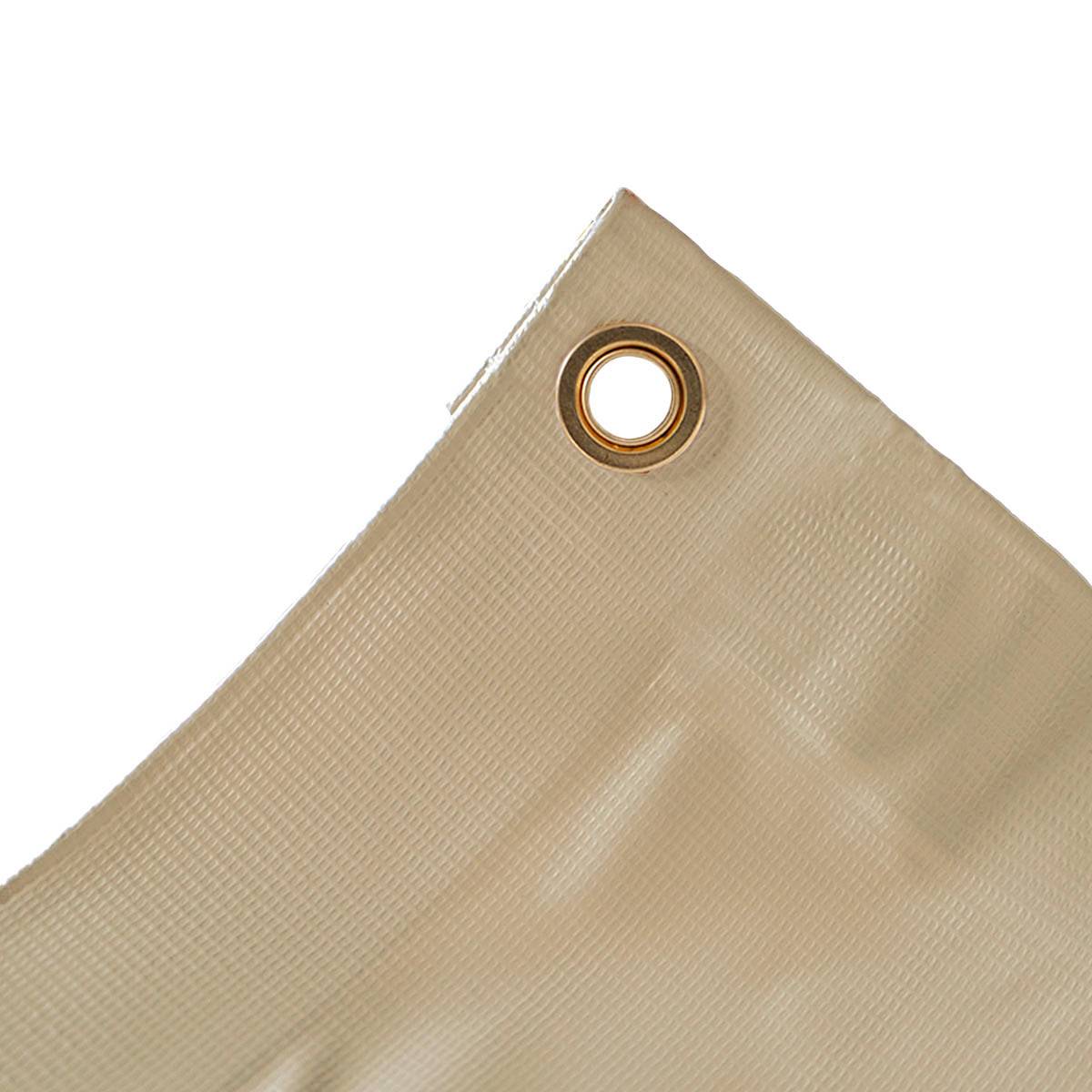 Pack Toile Pergola Beige foncé 3x4 m + Sandow Blanc 20m - Bâche Pergola prête à poser LP506PR Garantie 5 ans TECPLAST - Image 8