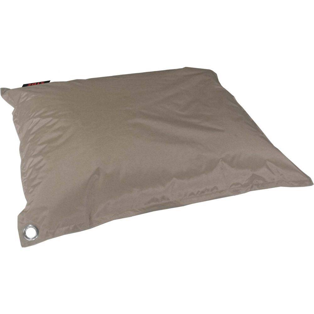Jardindeco - Grand coussin uni Maxi Taupe - Imagen 2