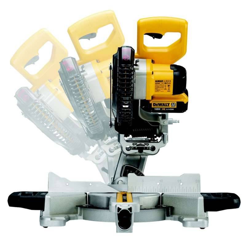 Scie à onglets radiale XR 18V 184mm - sans batterie ni chargeur - DCS365N - Dewalt - Image 3