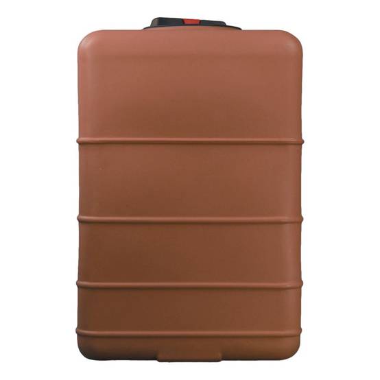 Cuve récupération eau de pluie 500L - Réservoir aérien cubique Terracotta - Polyéthylène - ELBI CBA - Image 1