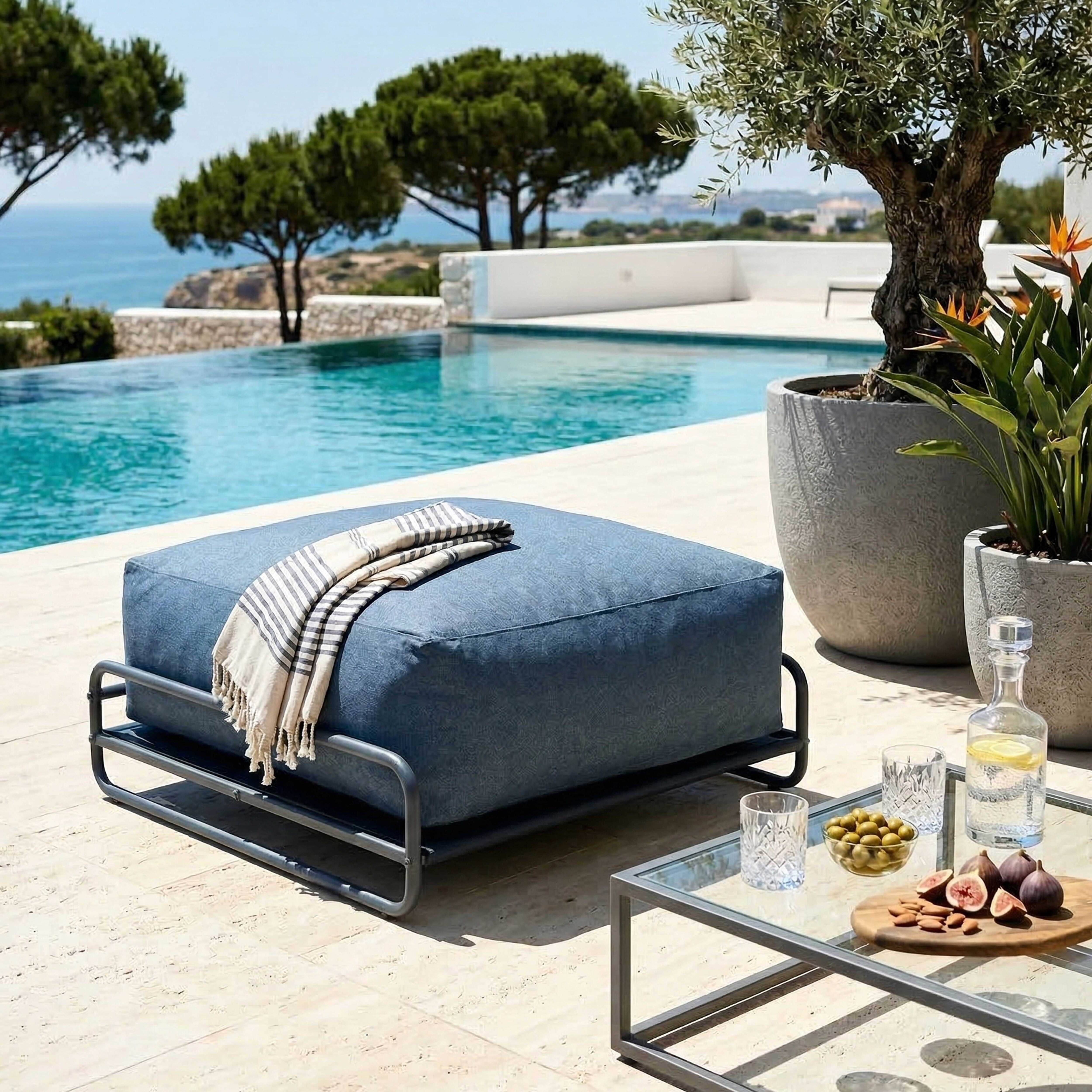 Oviala - Structure pour fauteuil et pouf de salon de jardin modulable pacific Mixi - Oviala - Image 5