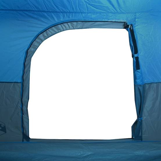 Tente Cabine 4 Places Polyester Anti-Pluie Abri Familial pour le Weekend Bleu – ComfortXL Outdoor Living - Imagen 6