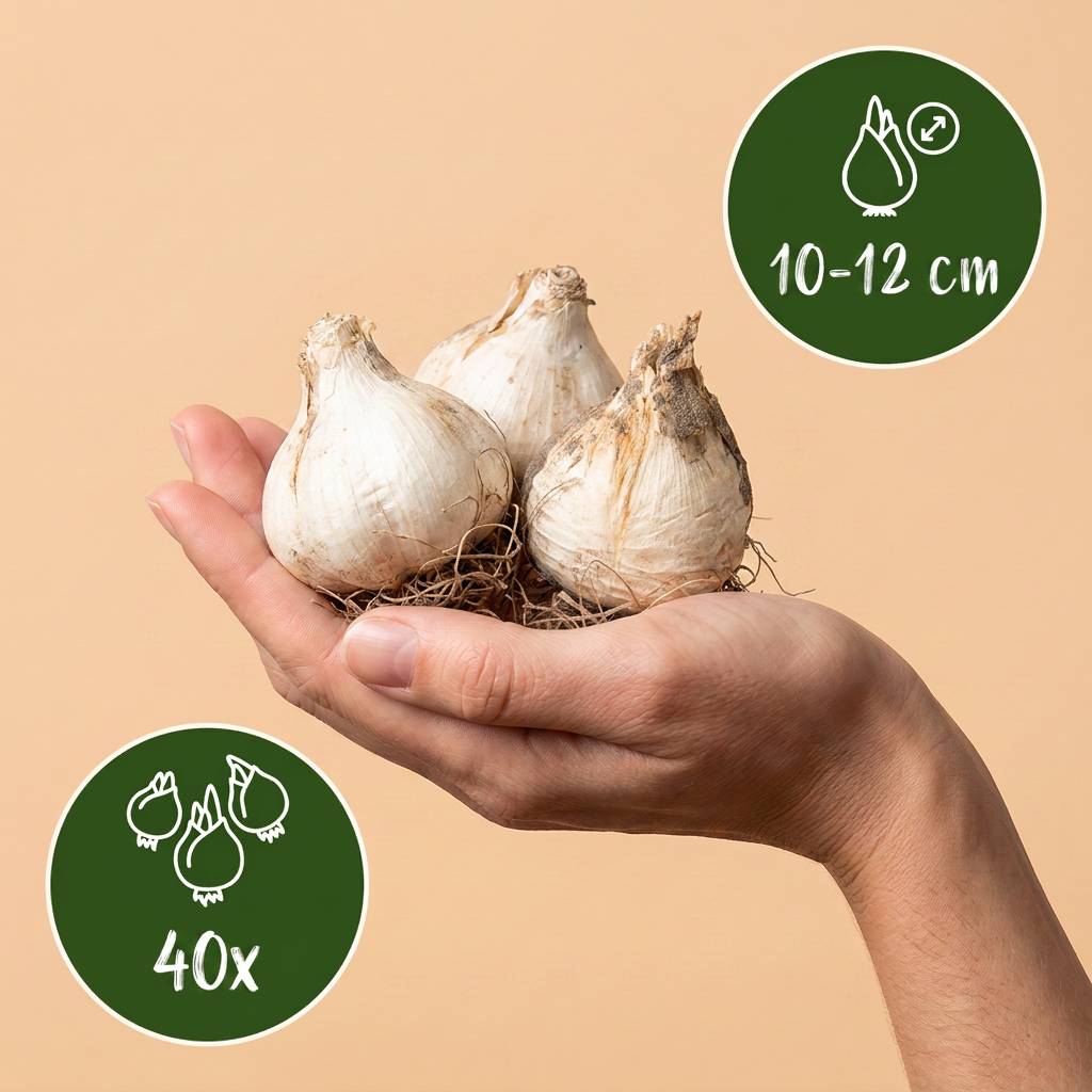 La Green Touch - Ail de Sicile - 40 bulbes - calibre 10/12 - Image 3