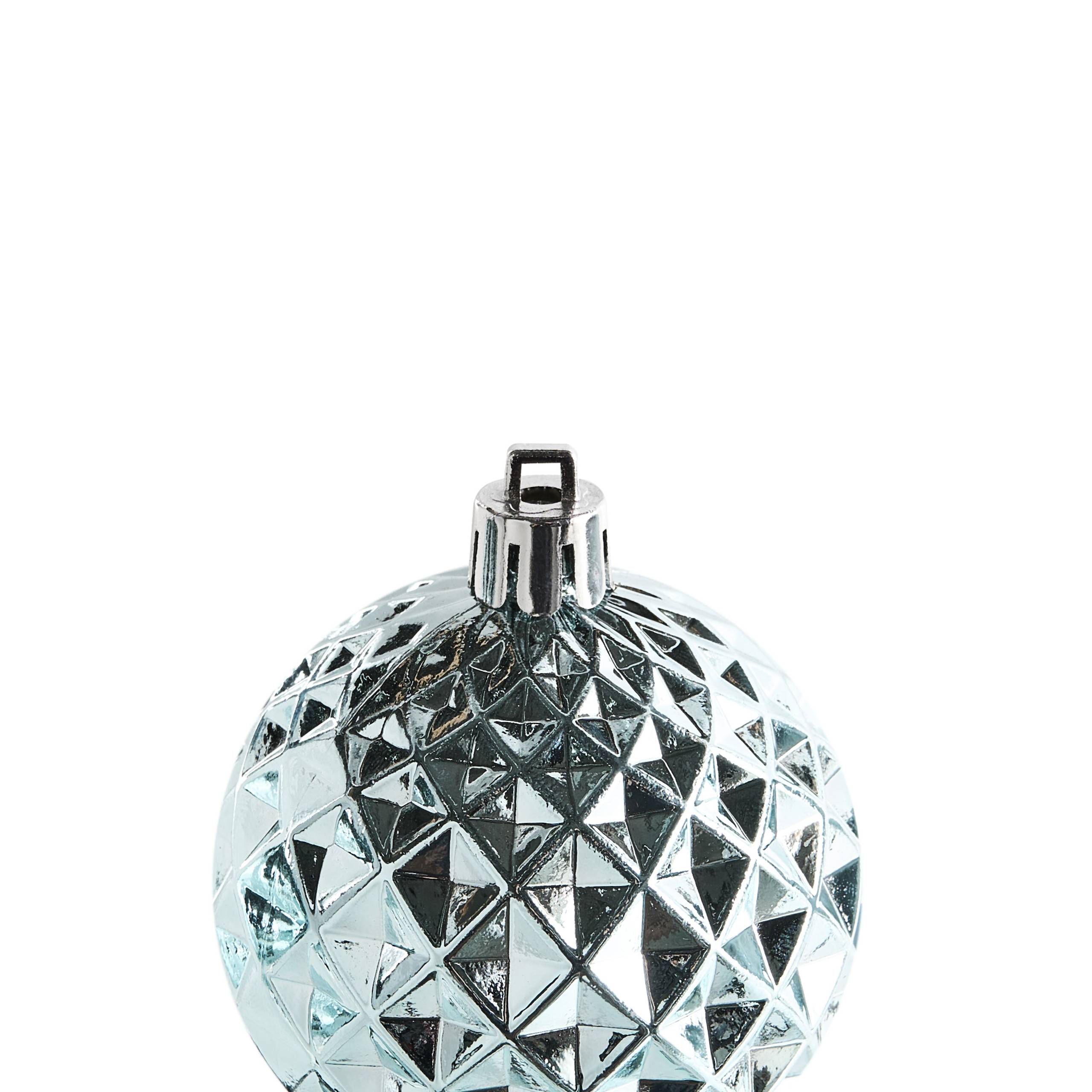 Beliani - Boules de Noël Matière synthétique Bleu PIELINEN - 6x6x7- Beliani - Image 7
