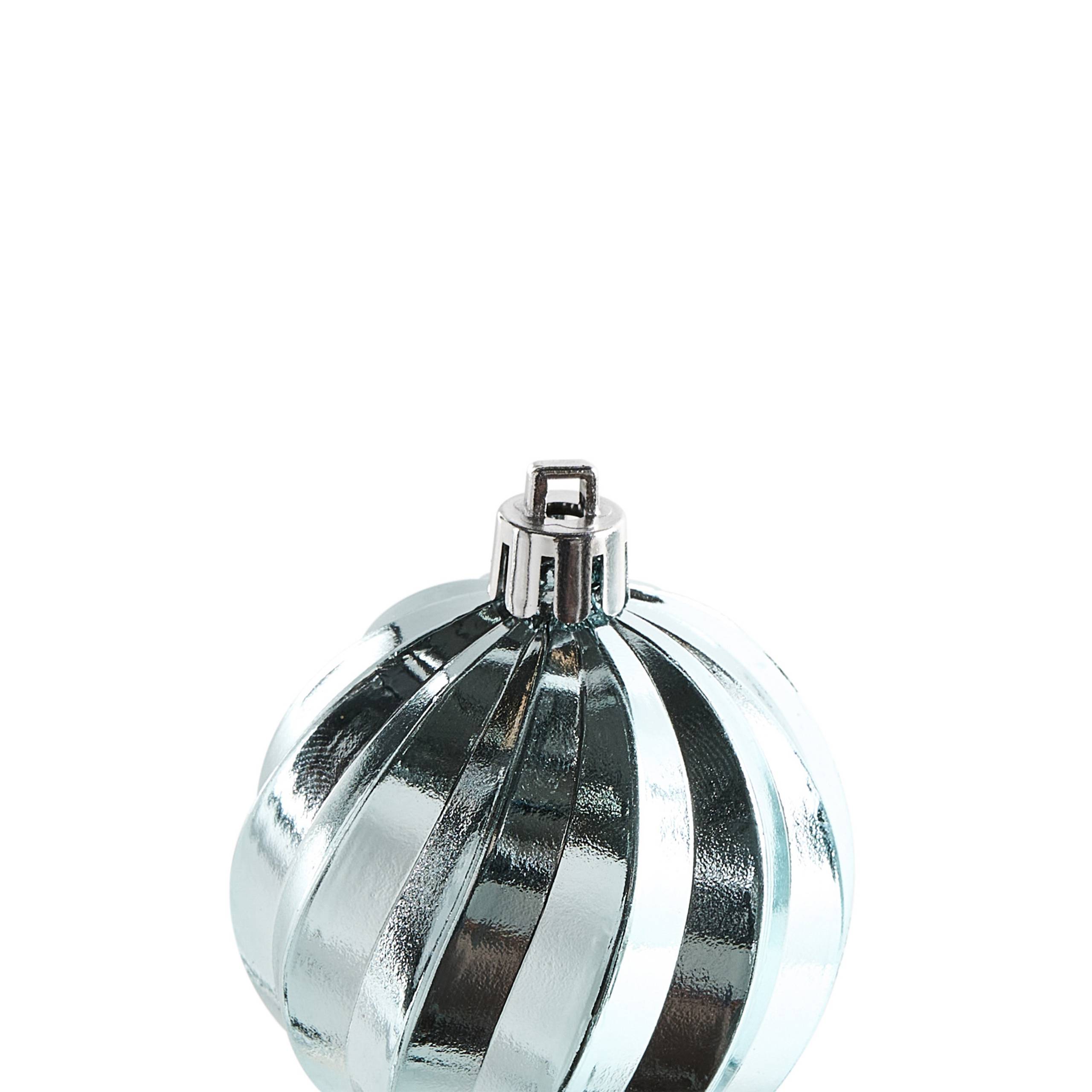Beliani - Boules de Noël Matière synthétique Bleu PIELINEN - 6x6x7- Beliani - Image 6