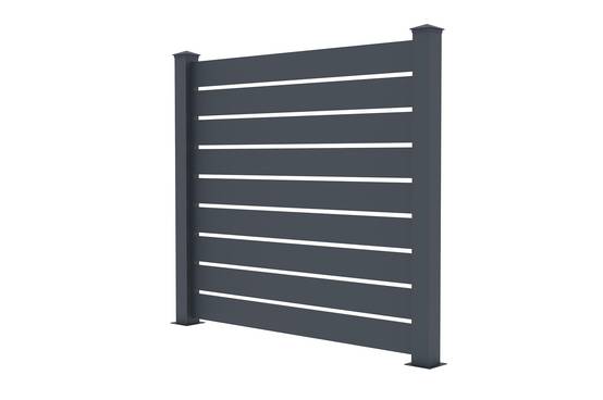 Casanoov Lot de 2 clôtures aluminium VOGEL 1,9m H.170 cm Gris Anthracite - Image 5