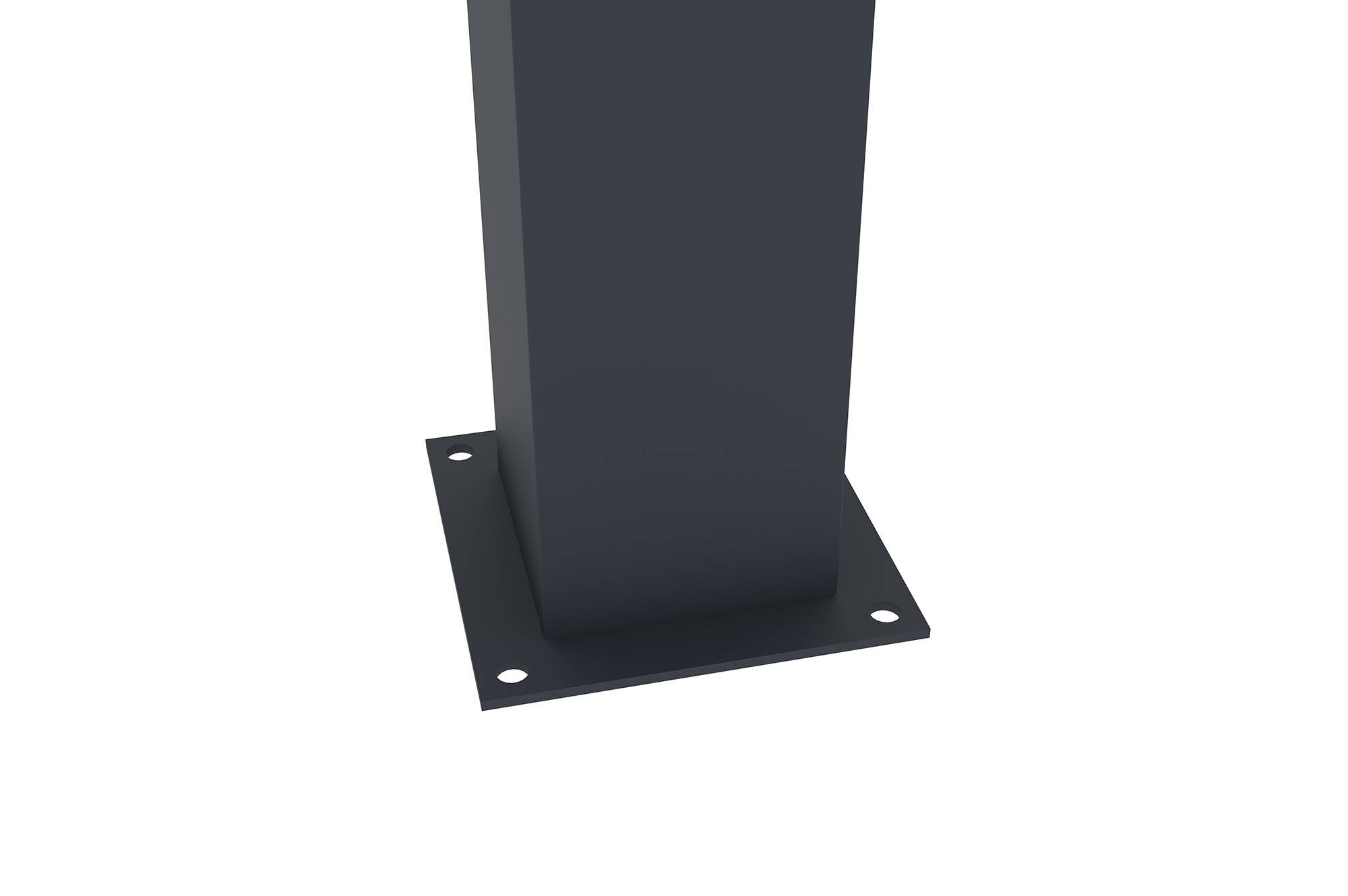 Casanoov Lot de 2 clôtures aluminium VOGEL 1,9m H.170  cm Gris Anthracite - Image 8
