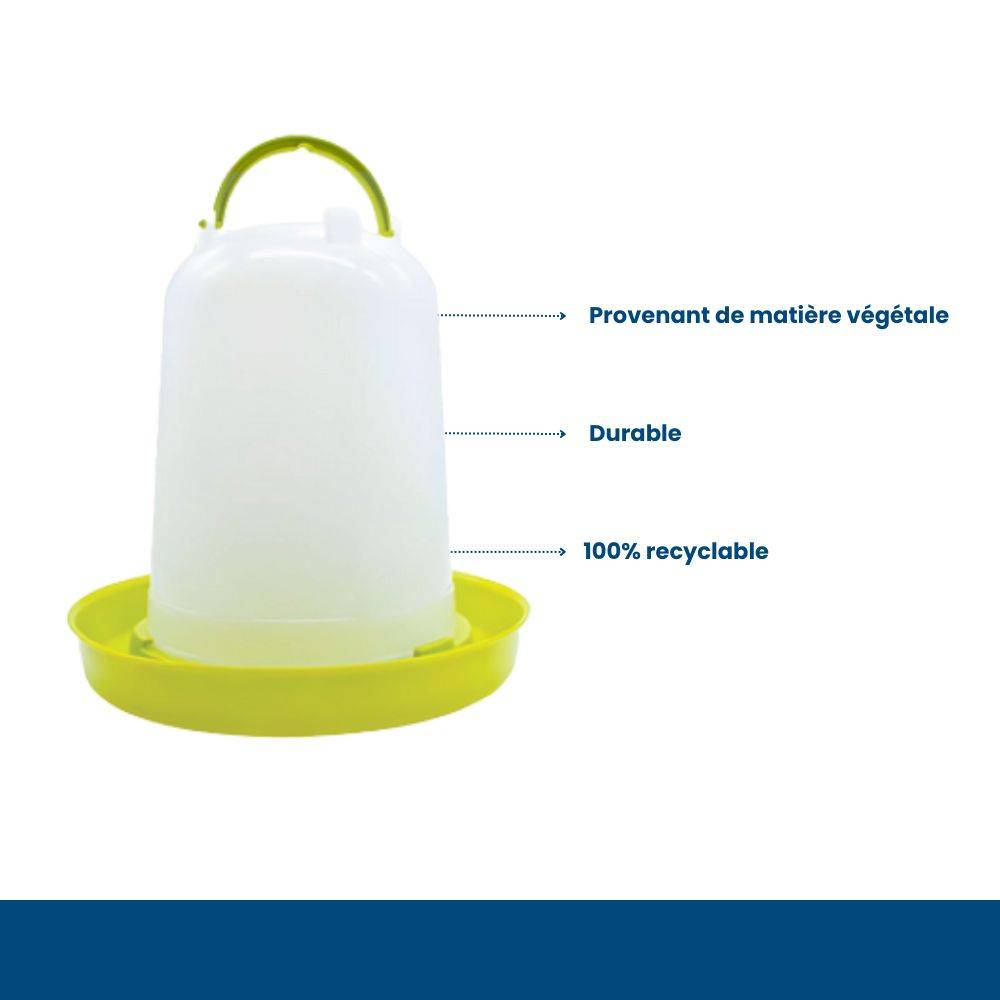 Chick'a - Mangeoire 4 kg en plastique végétal CHICK'A - Image 3
