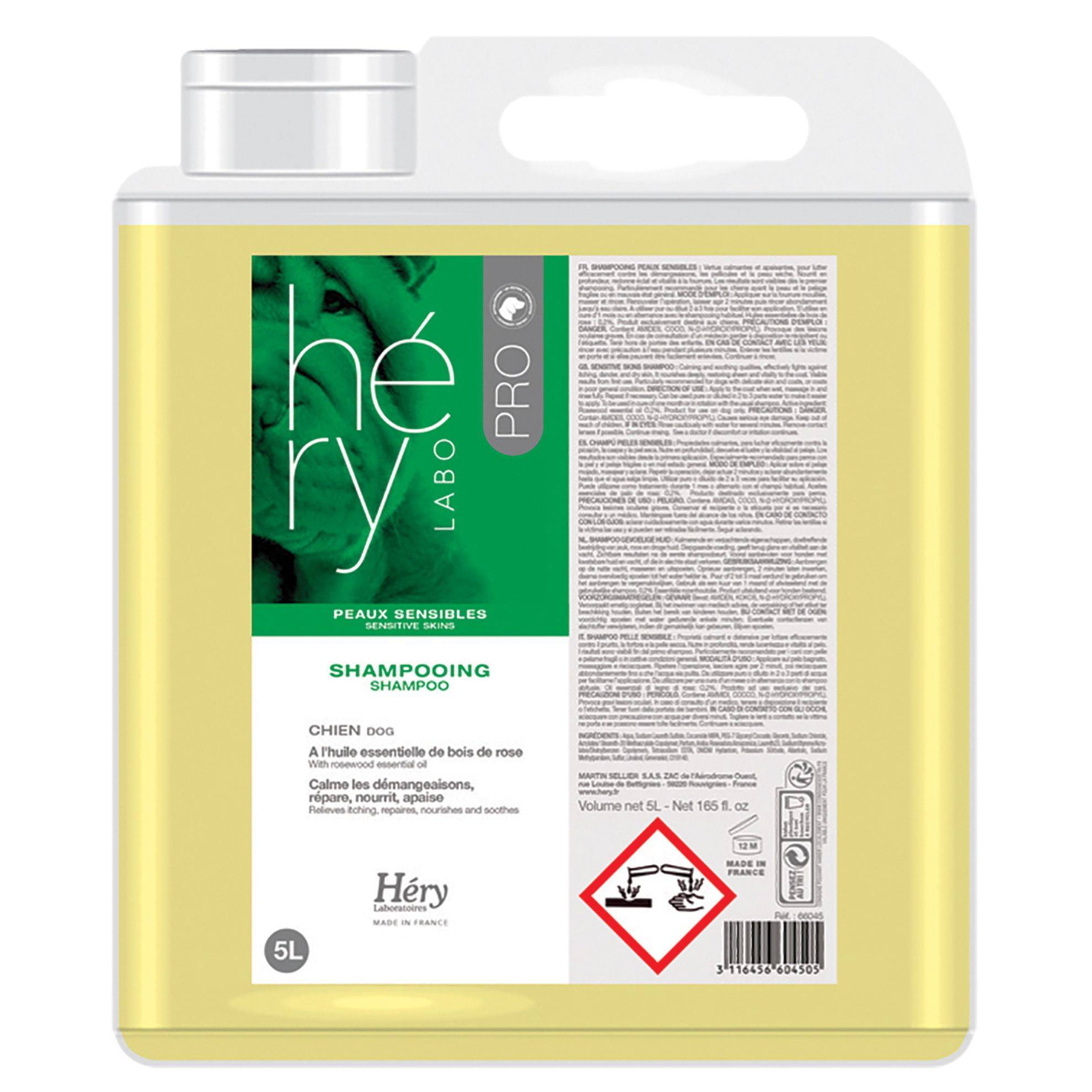 Laboratoires Hery - Shampoing Peaux Sensibles Laboratoires Héry : 5L HERY