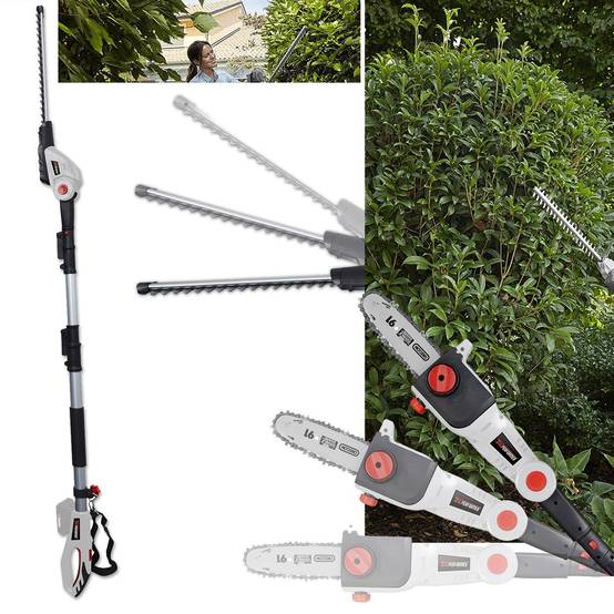 Scie à Ebrancher Taille Haies sur perche 20V - Xperformer XP2PSTH20LI - Portatif - 2 Batteries 4Ah et chargeur inclus - Image 2