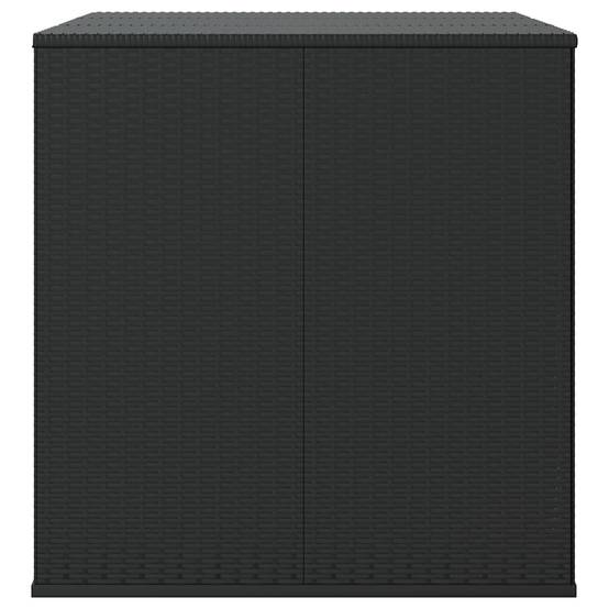 Coffre de Jardin XXL en Résine Tressée avec Levage à Gaz et Sac Intérieur Noir 145x100x103 cm – ComfortXL Outdoor Living - Image 5