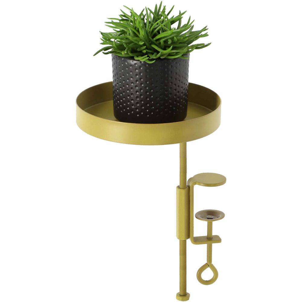 Esschert Design - Support à plantes rond à fixer hauteur réglable doré 20.9 x 14 cm Esschert's Garden - Imagen 2