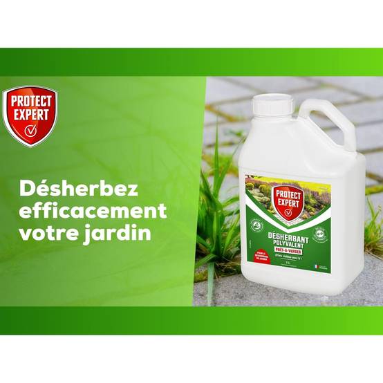 Protect Expert - PROTECT EXPERT - Désherbant Polyvalent Prêt-à-Verser 5L | Élimine Rapidement les Mauvaises Herbes | Format Économique - Image 5