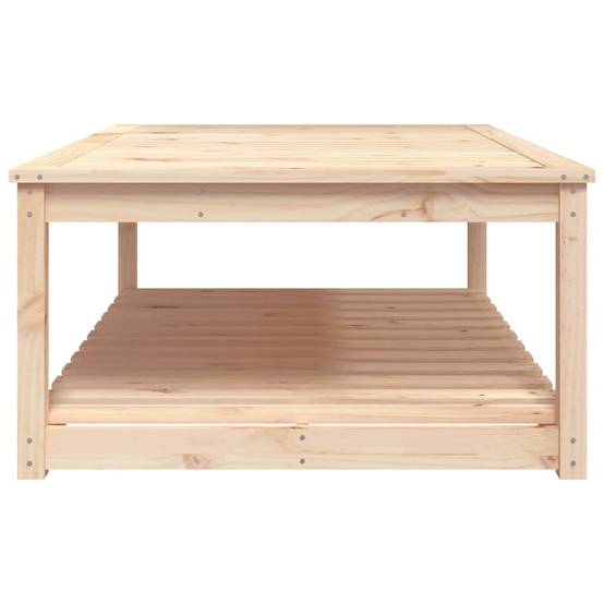 Table de jardin bois massif de pin 121 x 82,5 x 45 cm - PANGIVO - Image 6