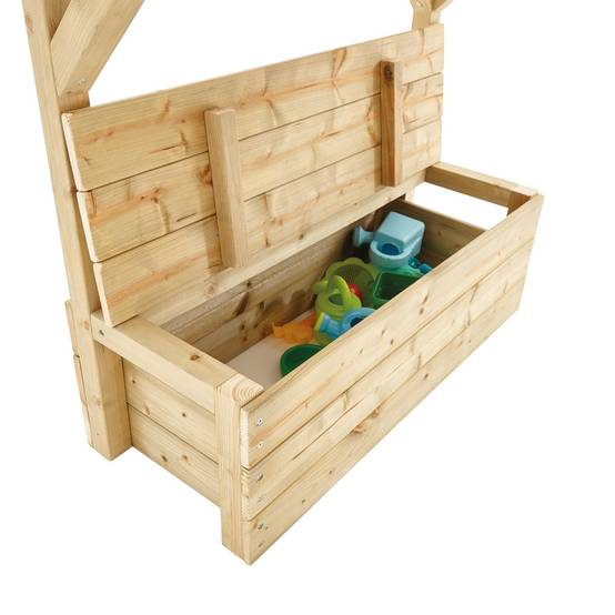 Cabane sur pilotis en bois FSC® avec toboggan vert pomme CIMES - Image 10