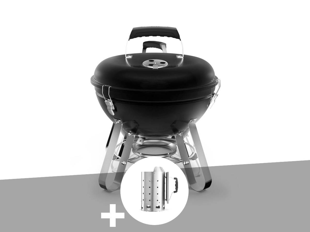 Napoleon - Barbecue à charbon Charcoal portatif Kettle Premium Nomade + cheminée d'allumage - Napoleon - Image 1