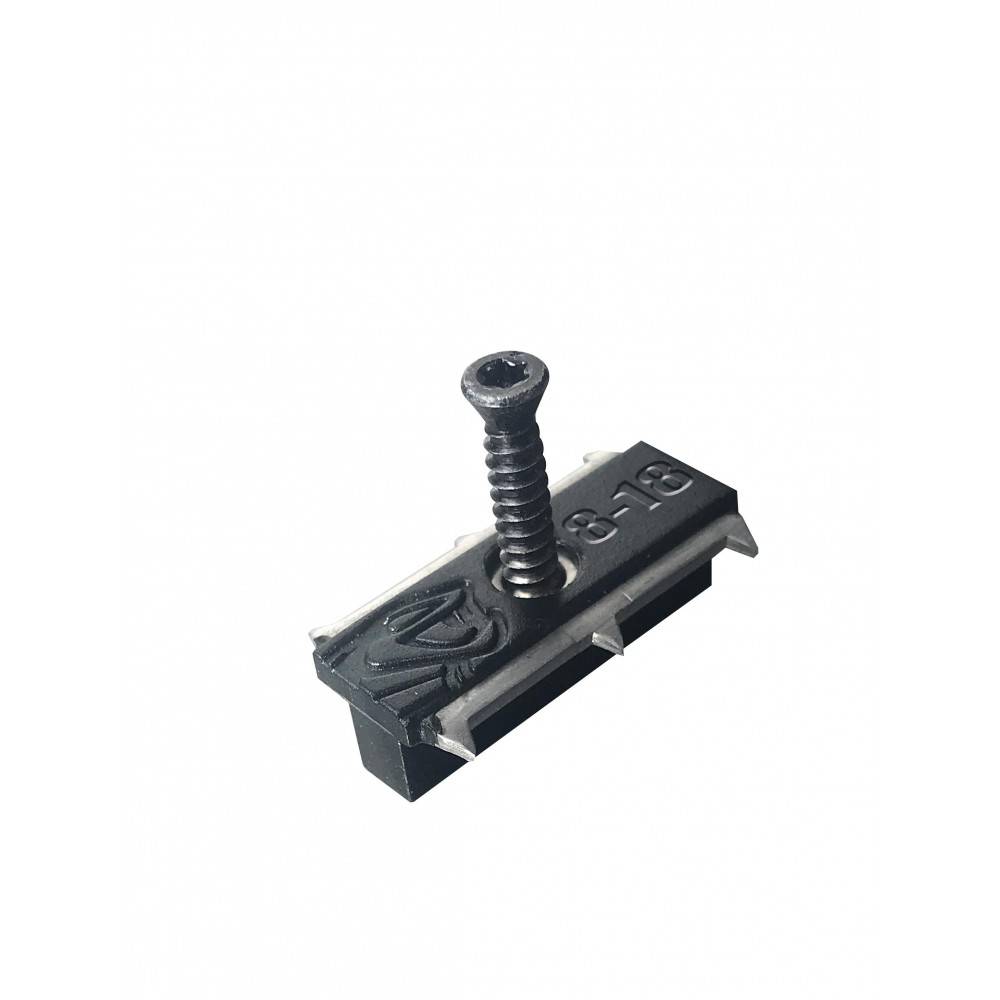 Decklinea - Clips de Fixation COBRA HYBRID 8-18 - 90 clips + Vis - Adapté Lambourdes Bois & Aluminium - Stable & Facile à Poser - Imagen 1