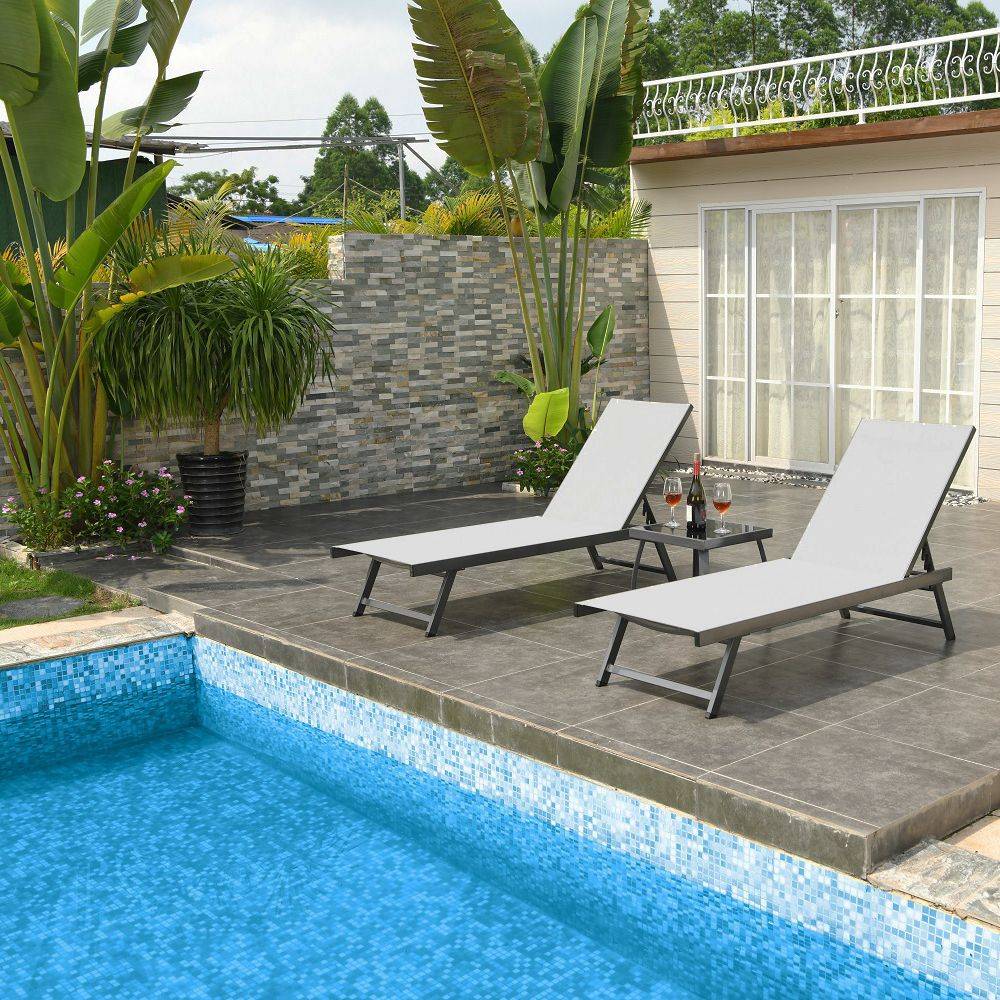 Givex - Bain de soleil en aluminium avec pied pliant CESENA - Imagen 2