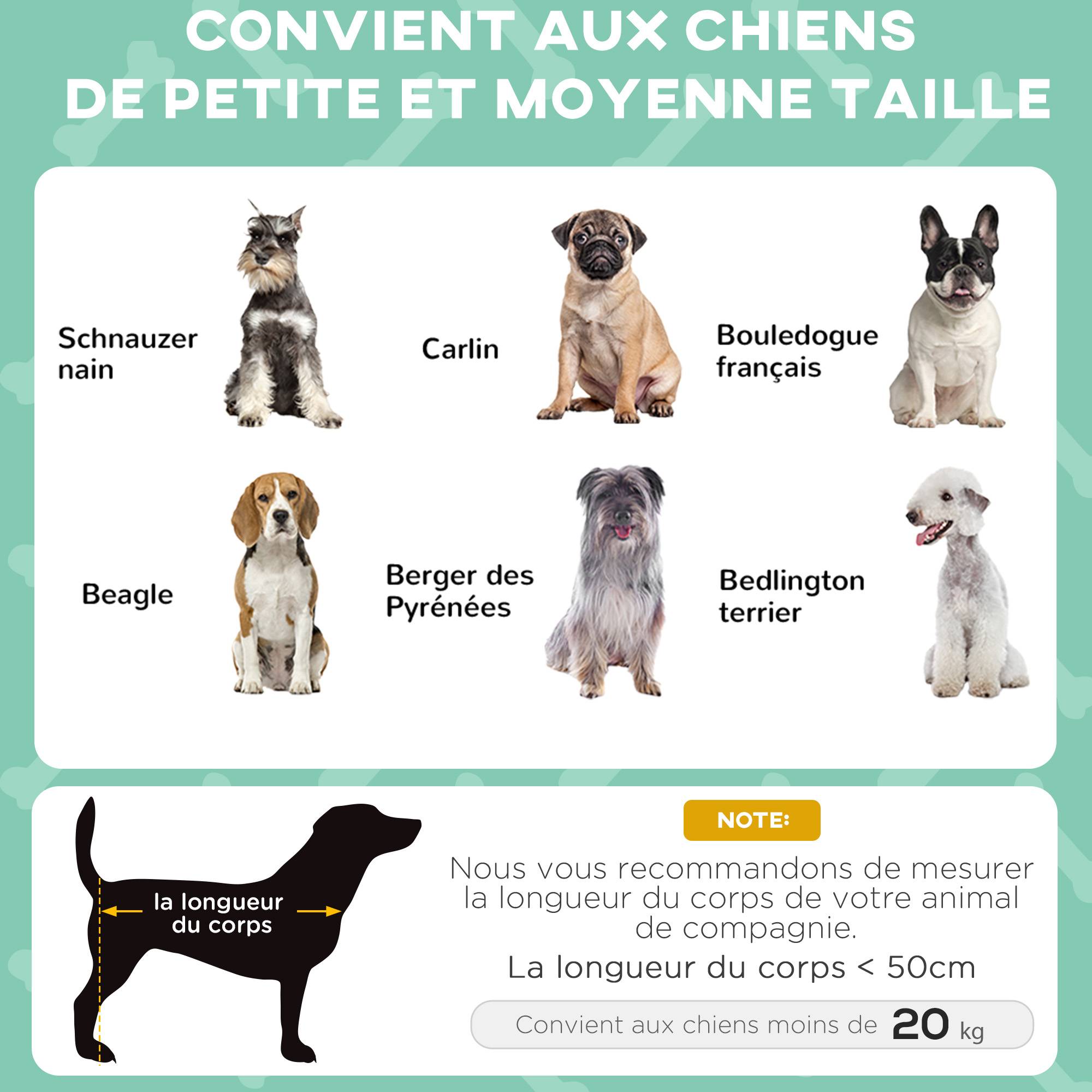 Lit surélevé chien avec auvent anti-UV pare-soleil rafraîchissant 76x61cm gris - ComfortXL Outdoor Living - Image 6