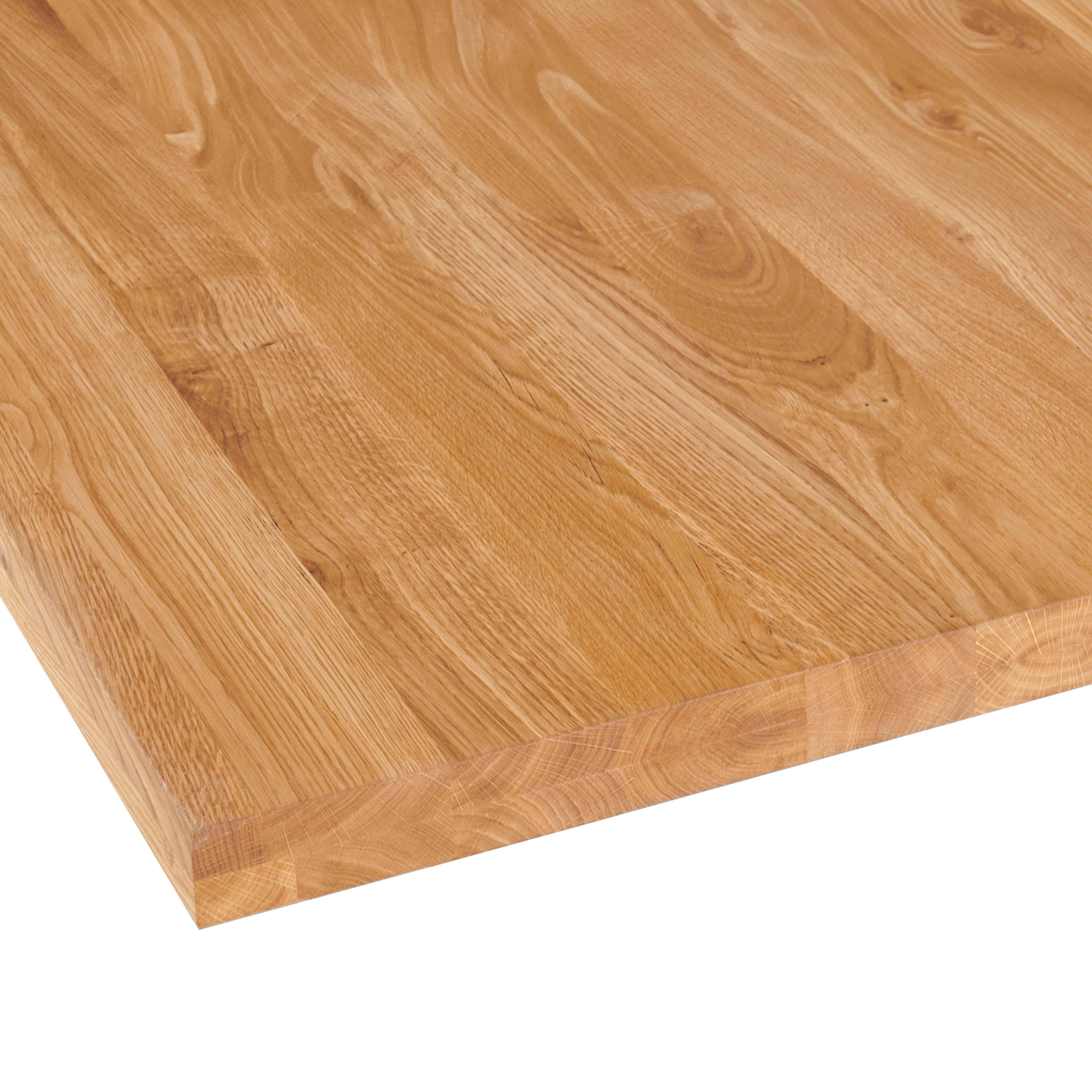 Oviala - Plateau de table avec bords droits (70 x 70 cm) en chêne Inga Inga - Oviala - Imagen 3