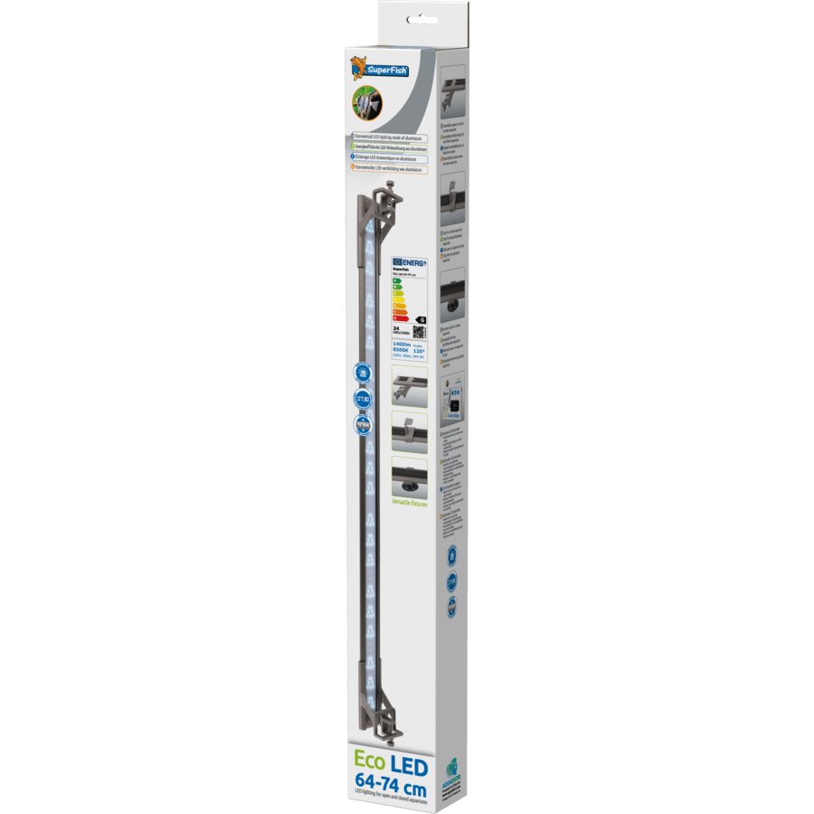 Superfish - Éclairage LED pour aquarium 64-74 cm 24 W aluminium - SUPERFISH