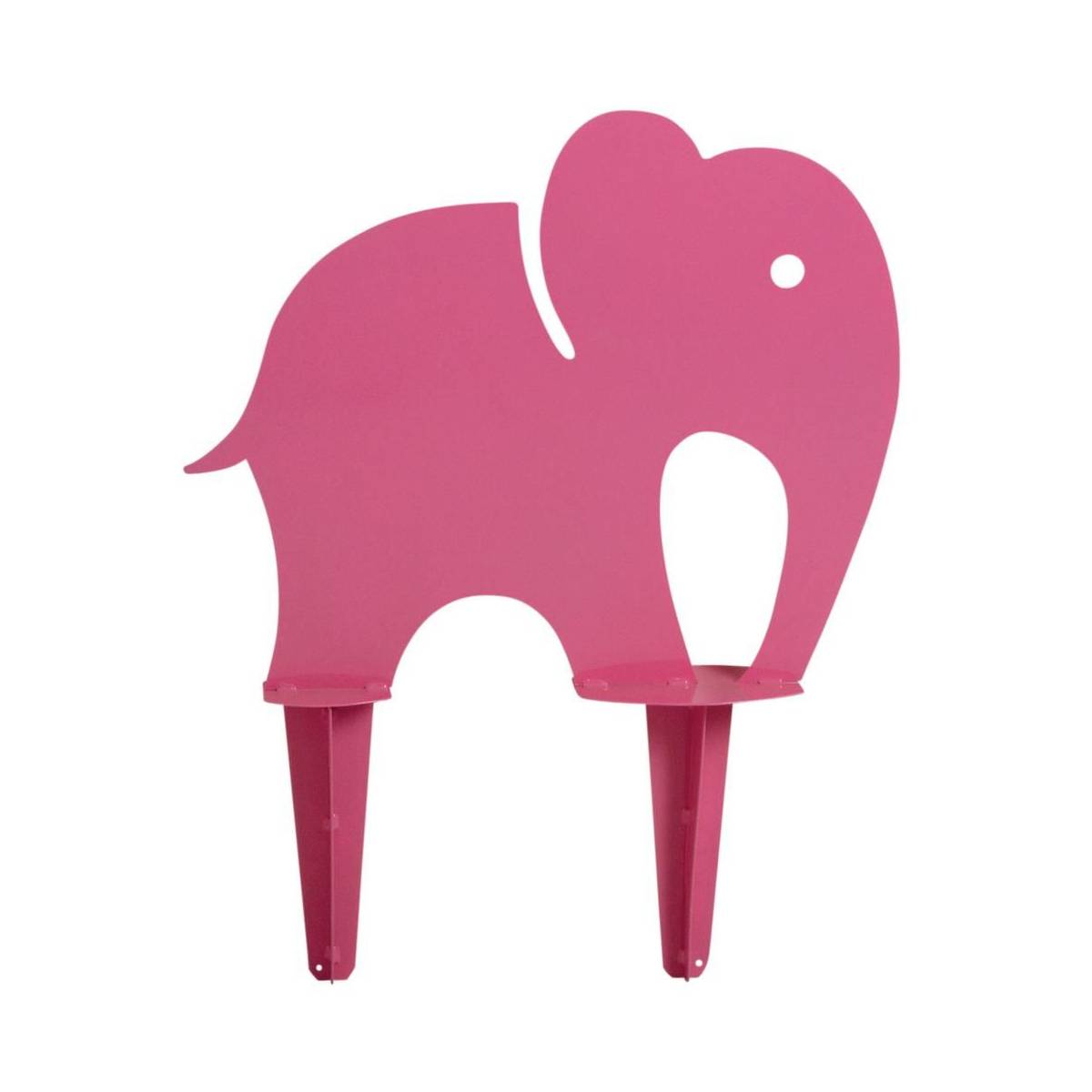Aubry Gaspard - Eléphant rose déco en fer