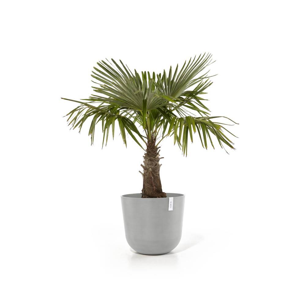 Ecopots - Pot Rond Oslo 55 Blanc Gris - Ø 55 x H. 47,9 cm - 85,6 L ECOPOTS - Imagen 2