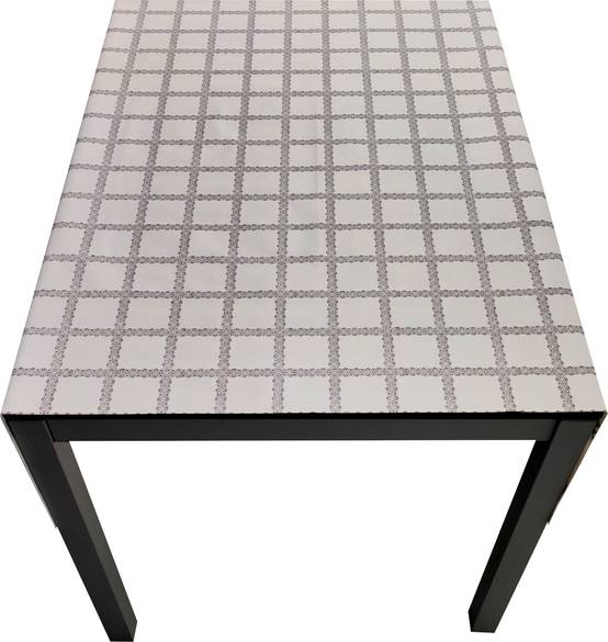 Nappe Composition PVC Base Polyester Anti-taches Fleurs Carré Taille 140X140 CM - Imagen 2