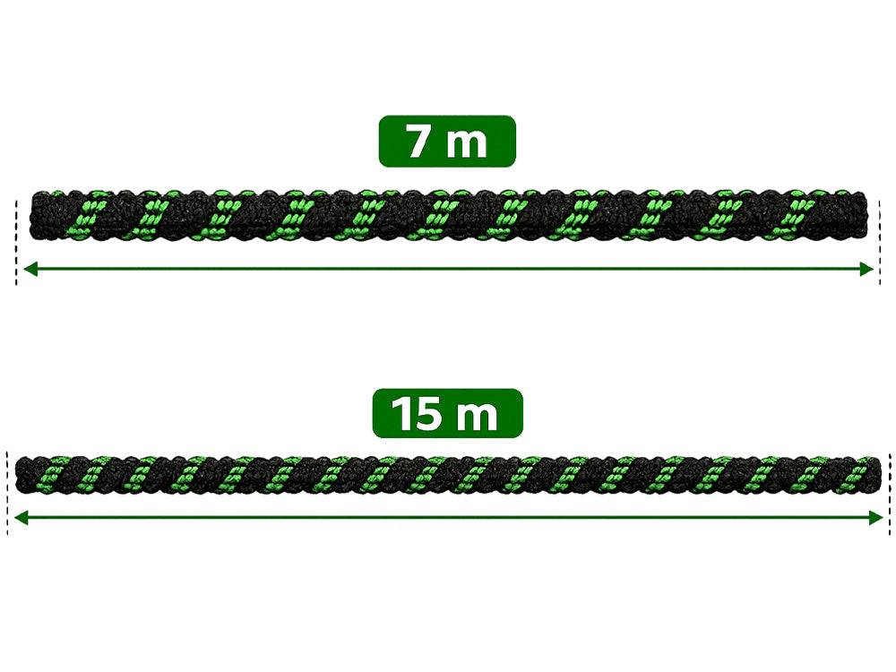 Tuyau d'arrosage flexible et extensible avec pistolet et raccords, résistant et solide, 7-15 m - Image 5
