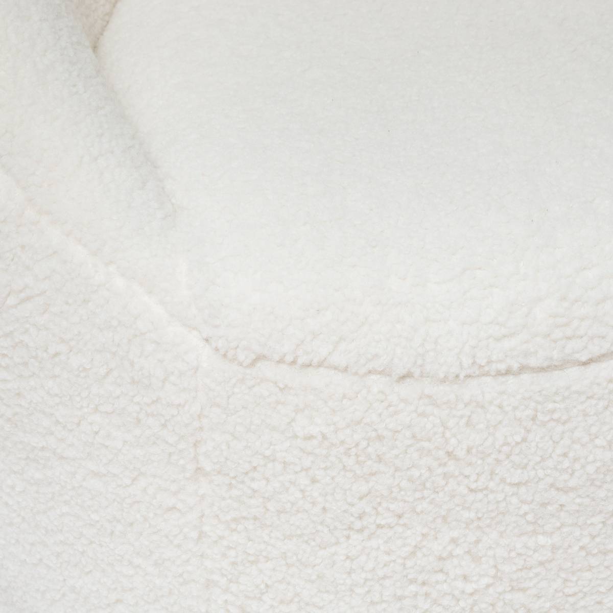 Atmosphera - Fauteuil "Romi" bouclette blanc - Atmosphera Créateur d'intérieur - Imagen 2