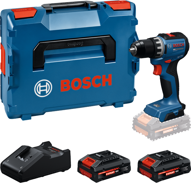 Bosch - Perceuse-visseuse 18V 2x4Ah EXPERT GSR18V-52 L-BOXX | 06019S002C - Bosch
