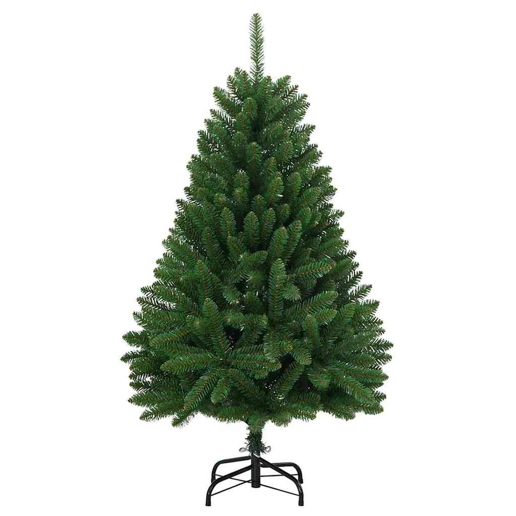 Sapin de Noël | Arbre de Noël artificiel avec 150 LED Vert 120 cm PVC et métal Maison Chic - Image 5
