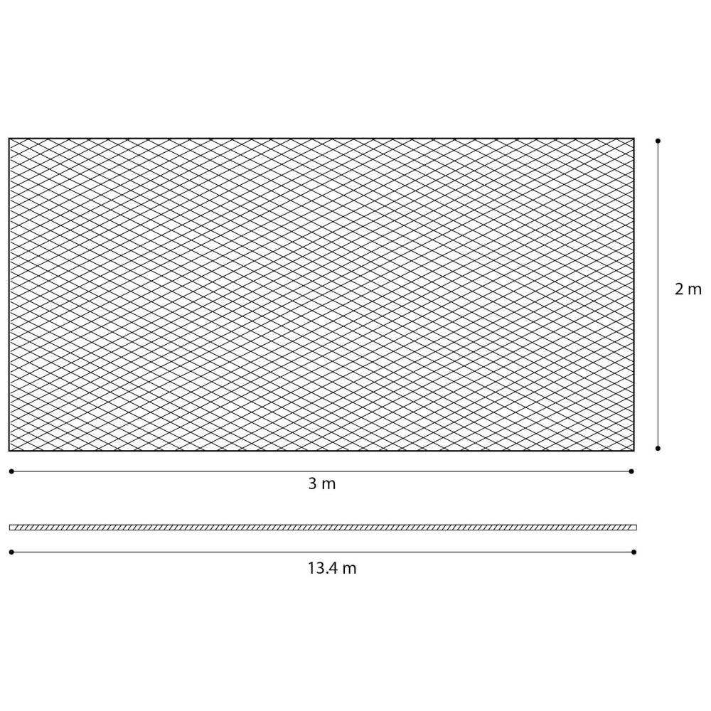 Filet de sécurité Sekura Noir 3 x 2 mètres pour chat - Image 2