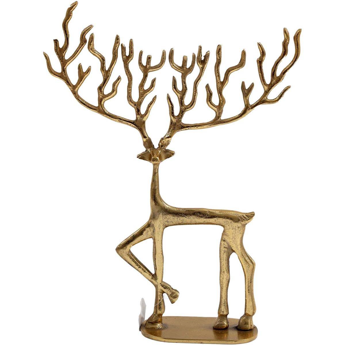 Sil - Décoration cerf doré 28 x 47 cm Sil