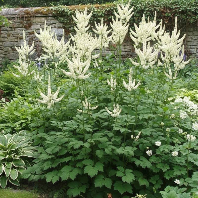 Cierge d'argent Prichard's Giant à fleurs Blanche/ - feuillage Caduc - Godet - 5/20 cm - Imagen 4